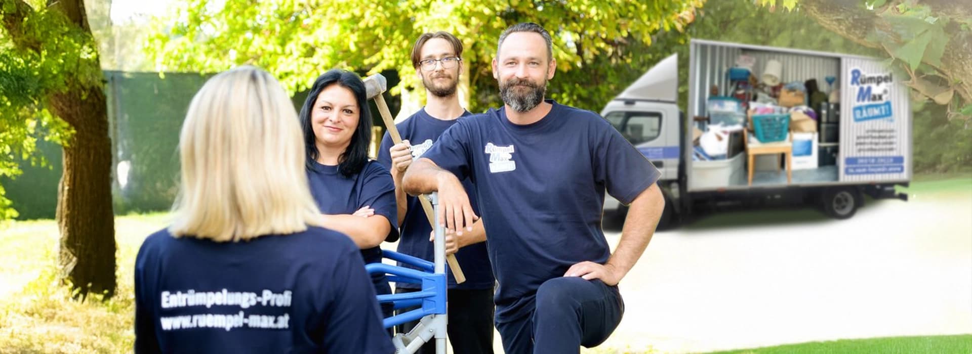 Hintergrundbild: Entrümpelung in Wien – Rümpel Max